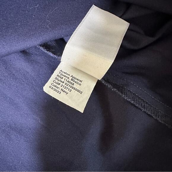 Madison & Berkeley Size M Navy Blue Midi Tank Dress Neutral Layering Minimalist - Picture 6 of 12